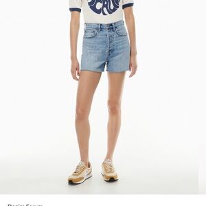 Denim Forum Blue Jean Shorts Relaxed Fit